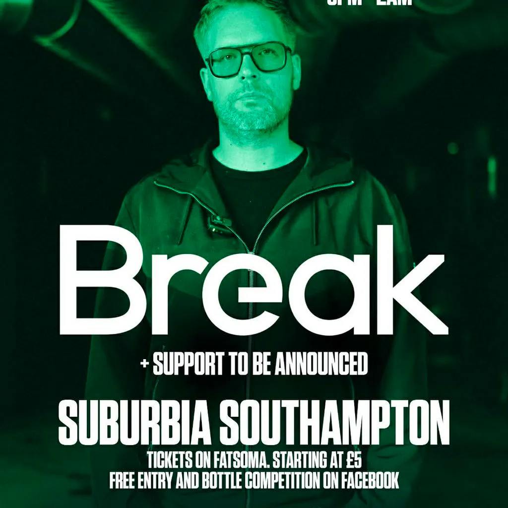 ADHDNB x PND x TDS x TSS PRESENT: BREAK + SUPPORT TBA at Suburbia Southampton