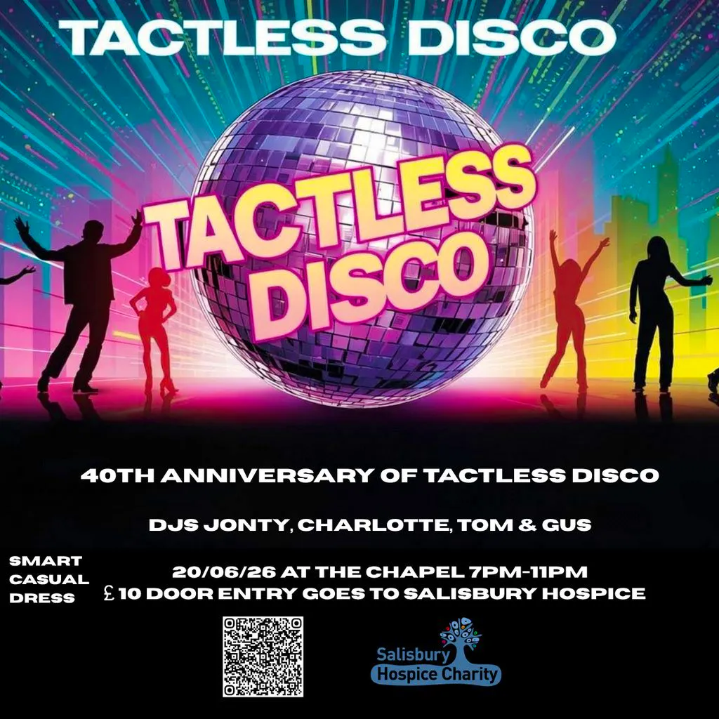 40th Anniversary of Tactless Disco with Jonty at The Old Chapel