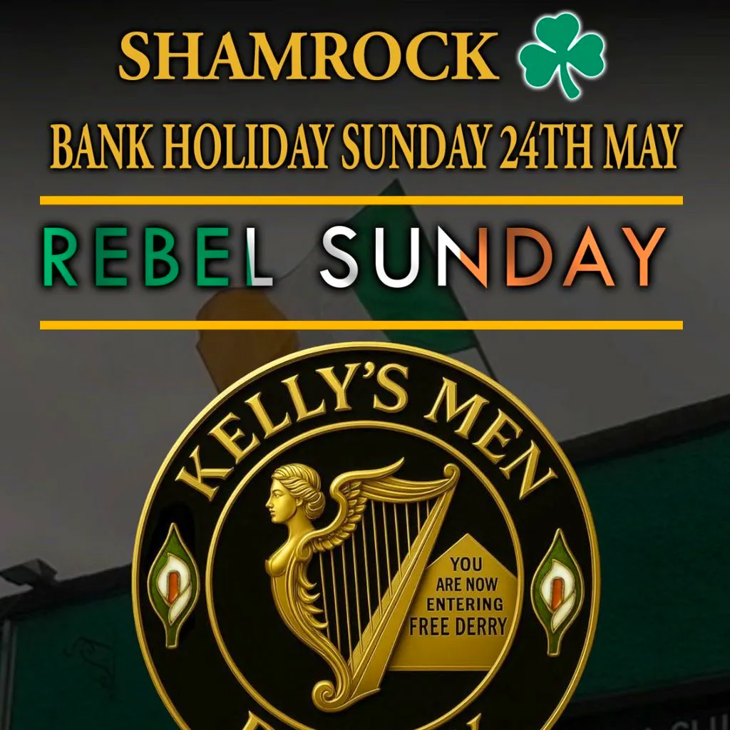 Rebel Sunday - Kelly's Men at Shamrock Sports And Social Club