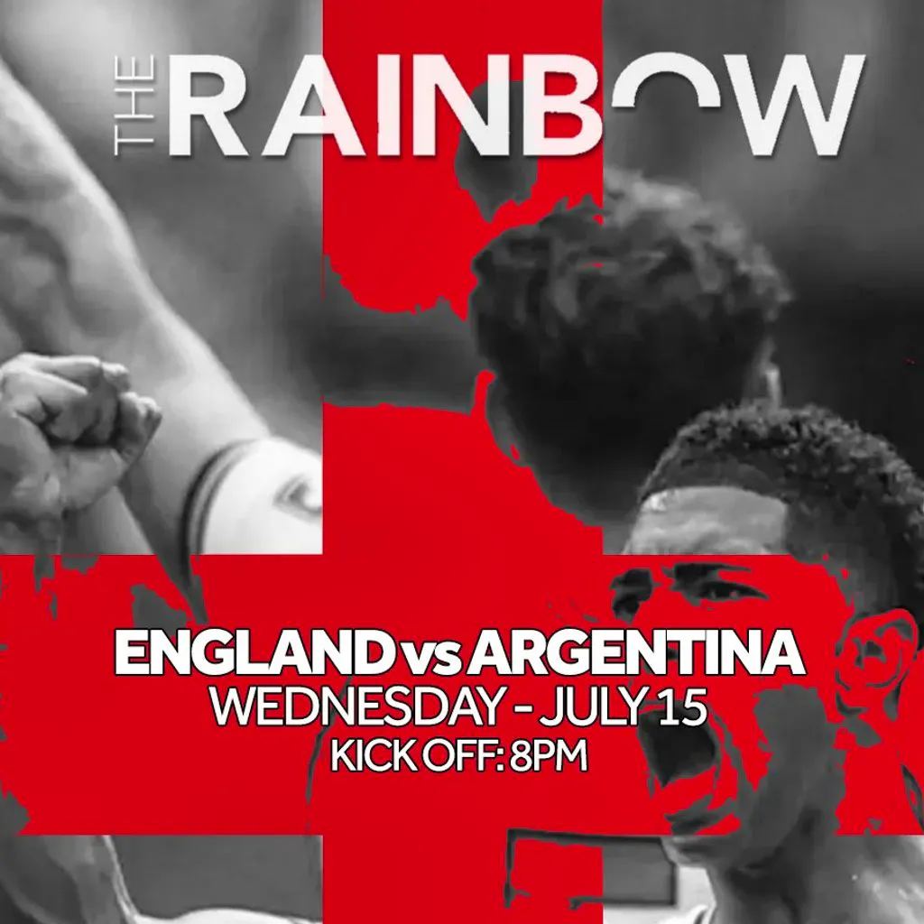 England vs Argentina - Match Screening at The Rainbow Pub at The Rainbow Pub Digbeth
