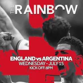 England vs Argentina - Match Screening at The Rainbow Pub