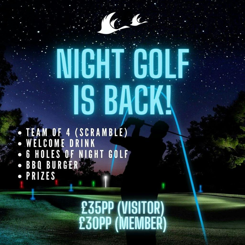 Pyrford Lakes Night Golf Pyrford Lakes Golf Club Woking Fri 1st