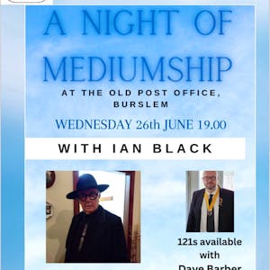 SSE Presents An evening of Mediumship with Medium Ian Black