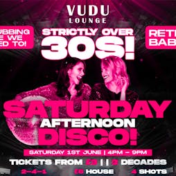 Strictly Over 30's Disco Tickets | Vudu Lounge York  | Sat 1st June 2024 Lineup