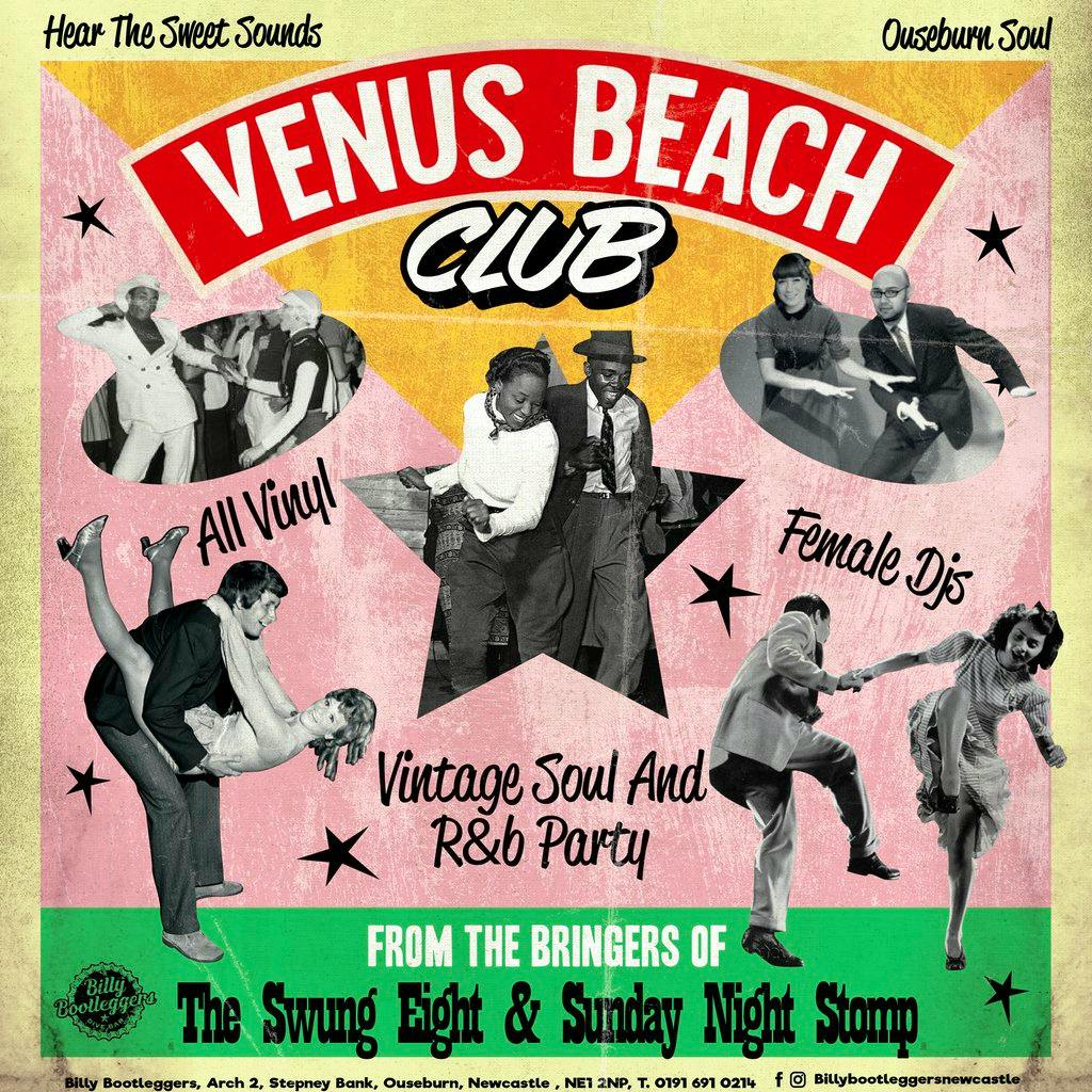 VENUS BEACH CLUB - Monthly vintage soul and R&B party! at Billy Bootleggers