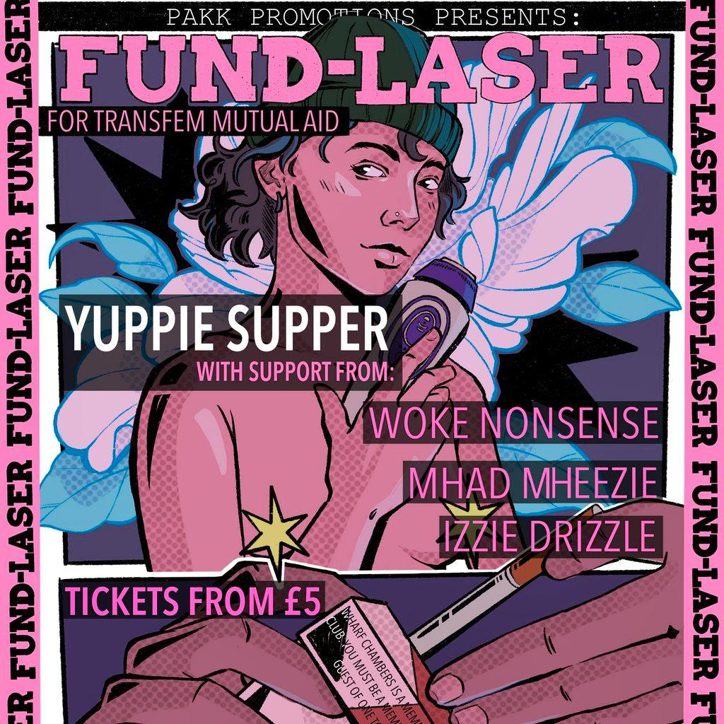 FUND-LASER: For Transfem Mutual Aid | Wharf Chambers | 31/01/26 at Wharf Chambers