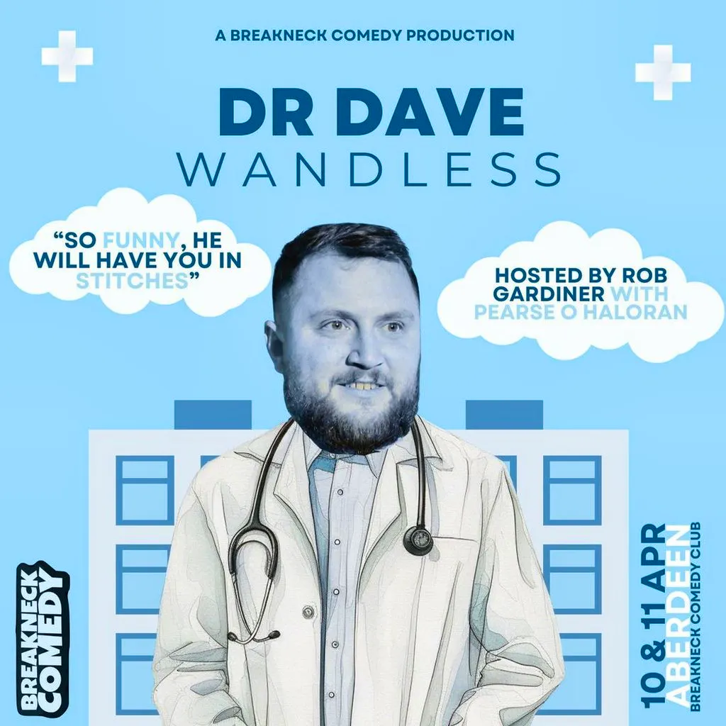 Dr Dave Wandless at Breakneck Comedy