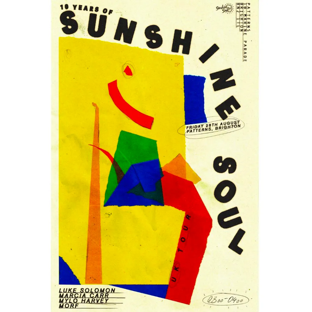10 Years of Sunshine Soul: Luke Solomon & Marcia Carr at Patterns Brighton