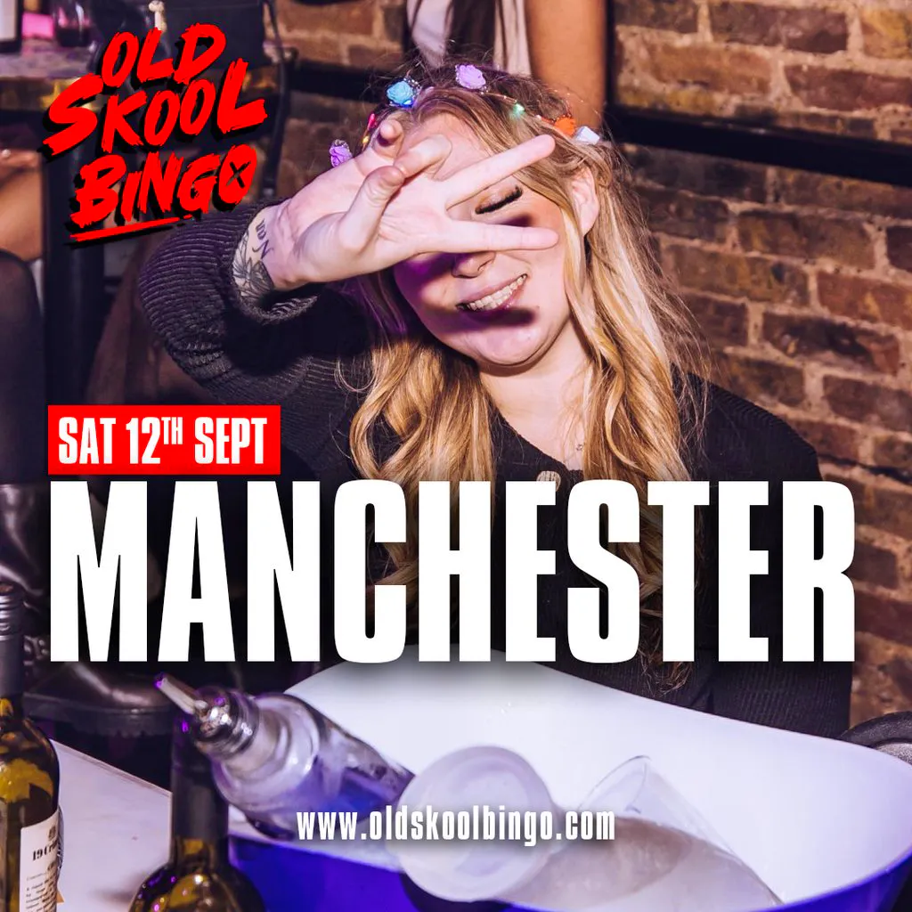 Old Skool Bingo Sat 12th Sep Manchester at BLVD Manchester
