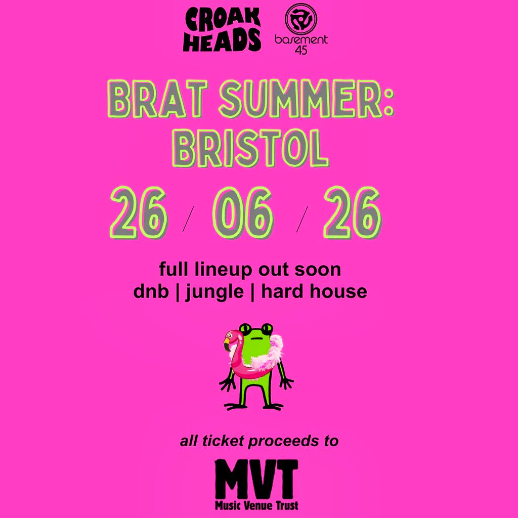 Croakheads does brat summer at basement 45 on 26.06 at Basement 45