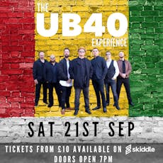 The UB40 Experience LIVE at Eston Events Centre