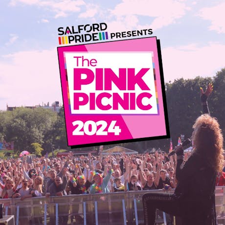 Salford Pride Presents: The Pink Picnic 2024 at Peel Park Salford.