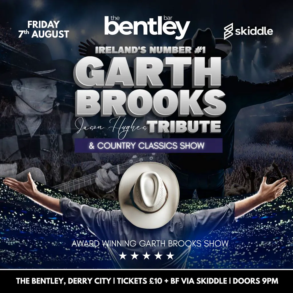 Garth Brooks & Country Classics Tribute | Derry City at The Bentley Bar