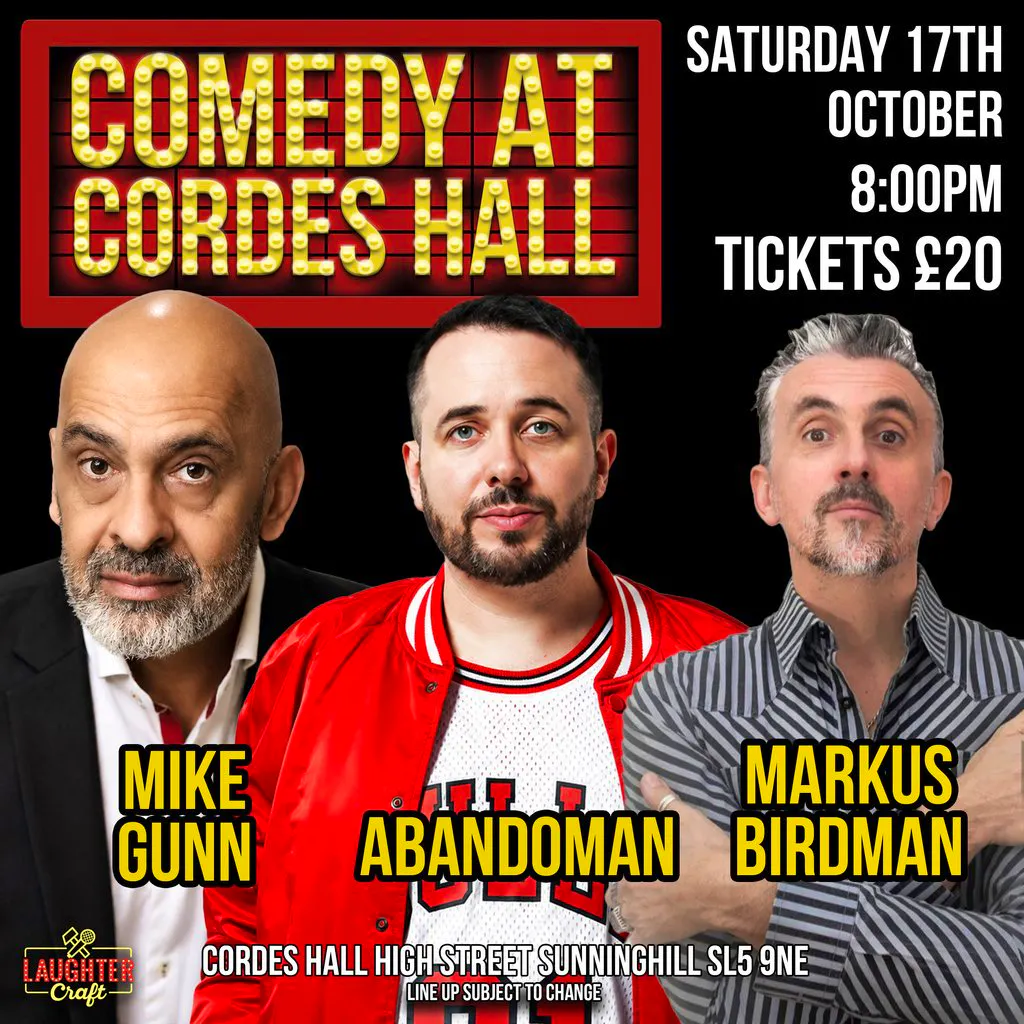 October's Comedy at Cordes Hall at Cordes Hall