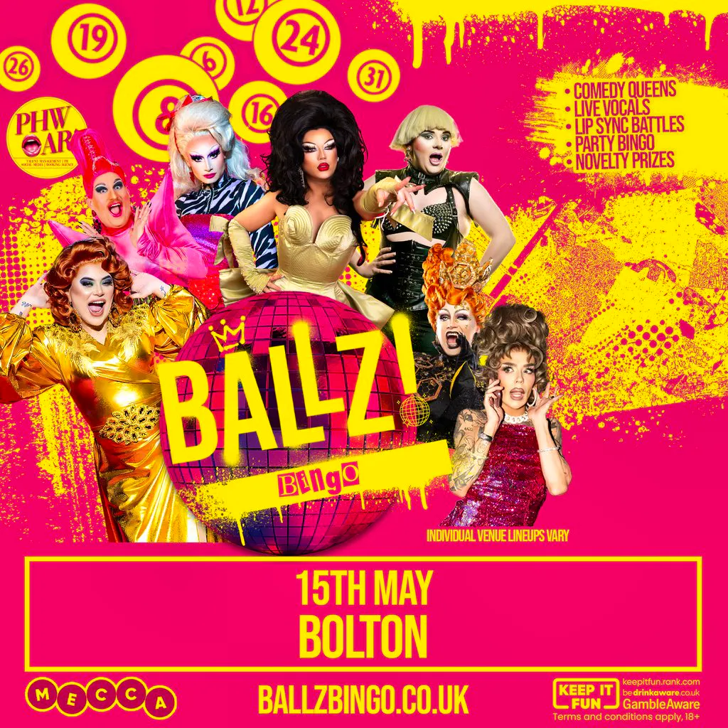 Ballz! Bingo - Bolton at Mecca Bingo, Ormrod St, Bolton BL3 5DJ