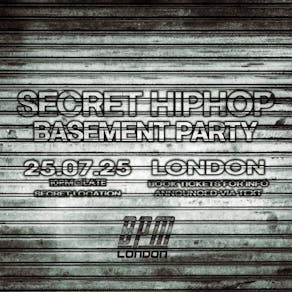 Secret Hiphop Basement Party