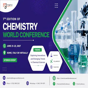 7th Edition of Chemistry World Conference (Chemistry 2027)