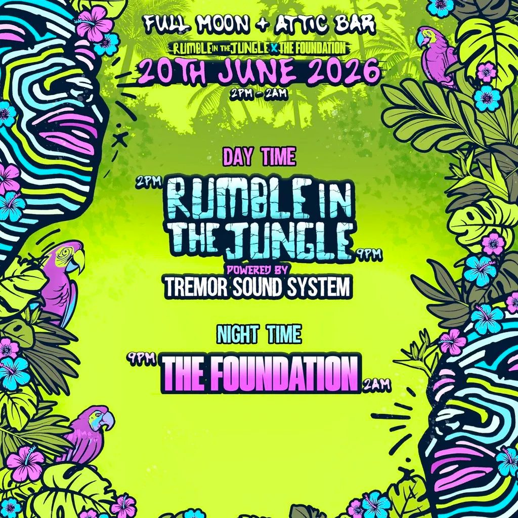 Rumble in the Jungle x The Foundation Yard Party at The Full Moon And Attic Bar