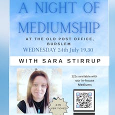SSE Presents - An evening of Mediumship with Sara Stirrup at The Old Post Office Burslem