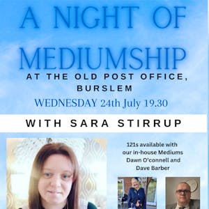 SSE Presents - An evening of Mediumship with Sara Stirrup
