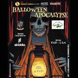 Halloween Apocalypse Tickets | Hype Club And Cocktail Lounge Edinburgh  | Mon 31st October 2022 Lineup