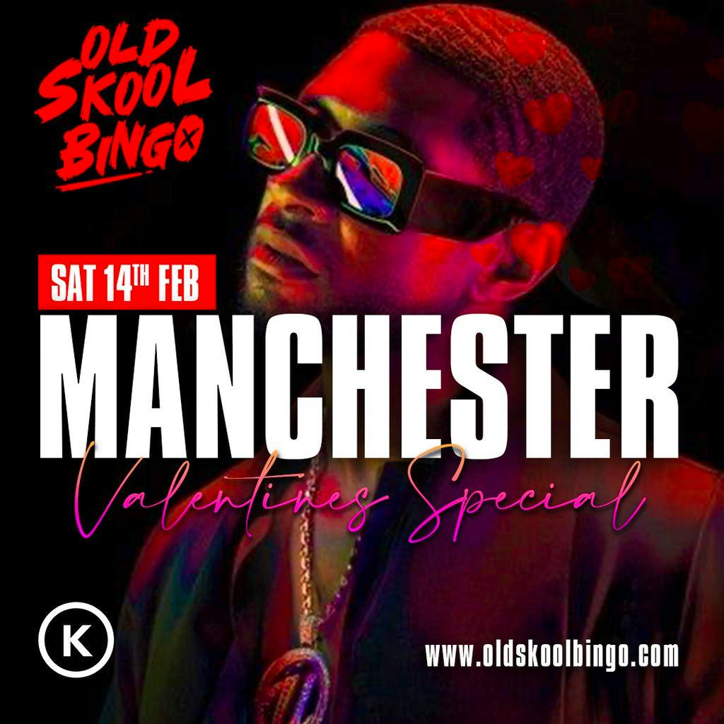 Old Skool Bingo Sat 14th Feb Manchester at Kable