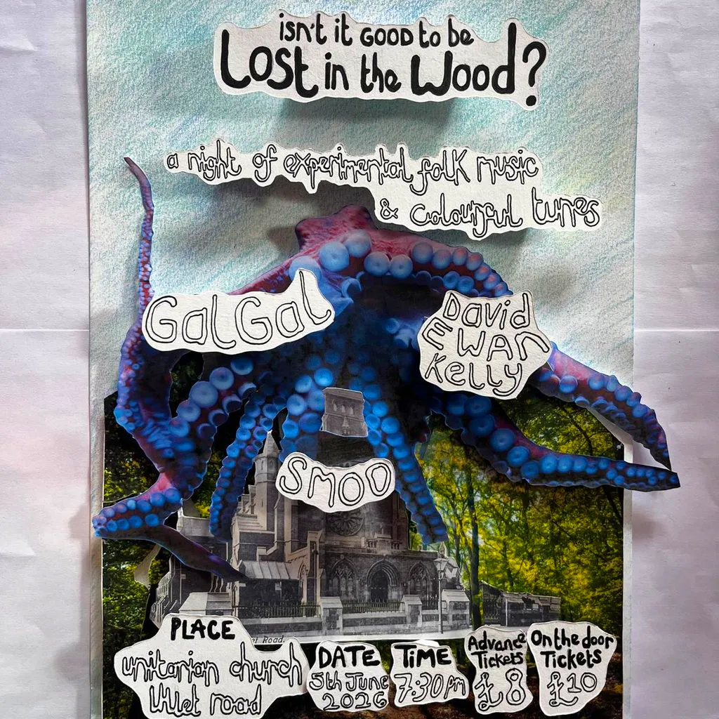Isn't it good to be lost in the wood? at Ullet Road Unitarian Church Liverpool