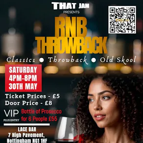 THAT JAM presents RNB ThrowBack Brunch | Saturday 30th May