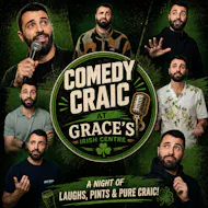 Comedy Craic At Grace's With James Gardner at Grace's Irish Centre