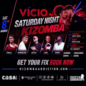 London's No.1 Kizomba Party : Vicio with DJ Bangolano
