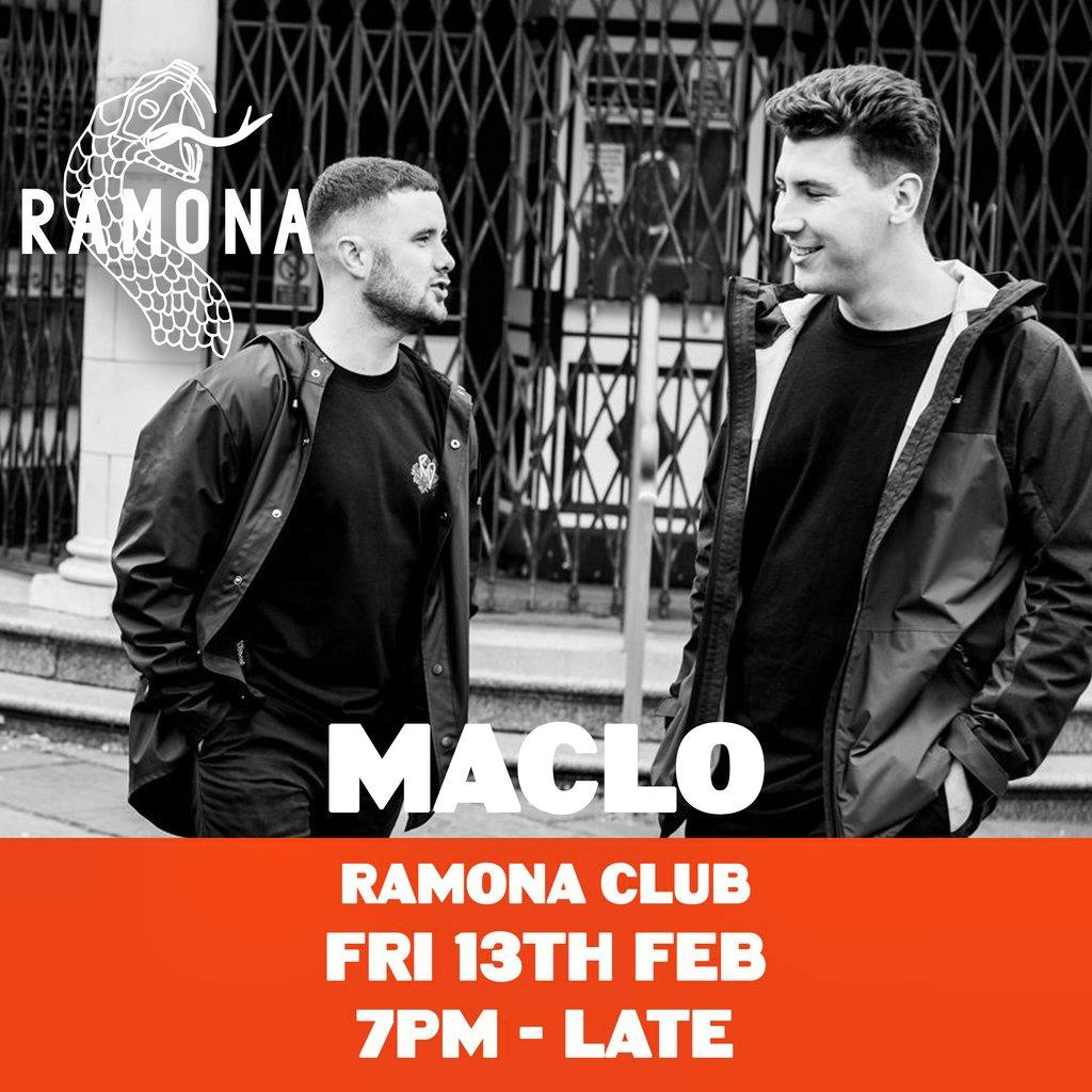Ramona Club x Maclo at Ramona Manchester