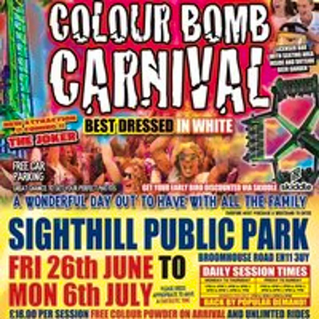 Taylor's of Edinburgh presents Colour Bomb Carnival 2026! at Sighthill Public Park