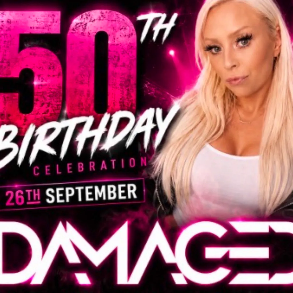 Damaged Events Shel-B 50th Birthday bash at Vibe Bar Doncaster