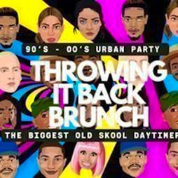 THROWING IT BACK BRUNCH 90's/00's - Manchester Tickets | The Bierkeller Manchester Manchester  | Sat 3rd August 2024 Lineup