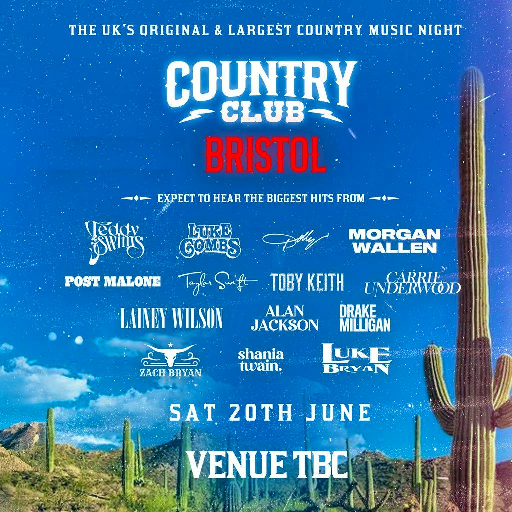 Country Club - Country Music Festival - Bristol at Bristol Venue TBA