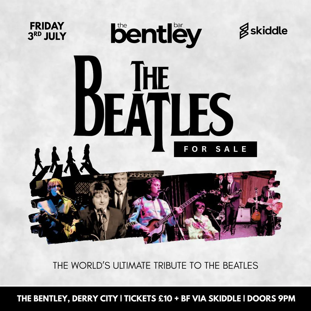 The Beatles for Sale, Tribute | Derry City at The Bentley Bar