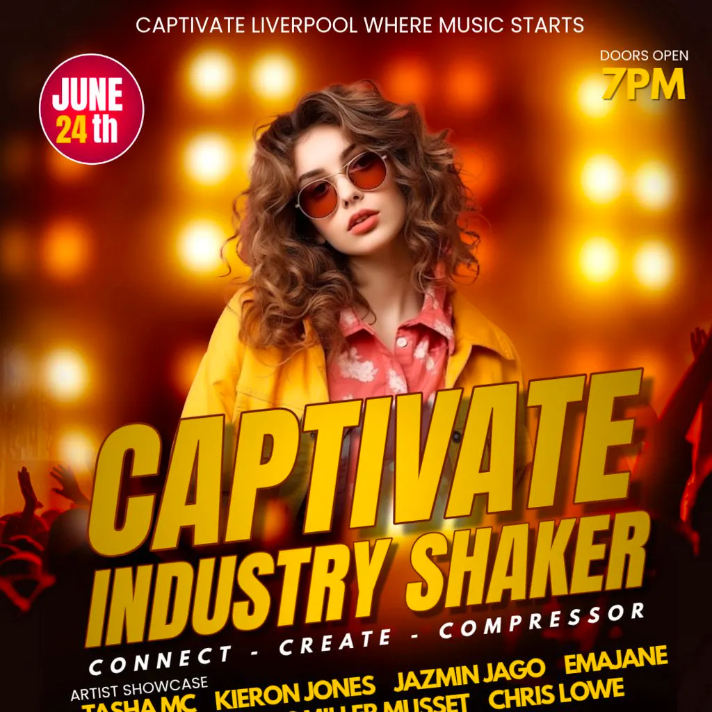 Captivate Presents Industry Shaker at Arts Bar Hope Street
