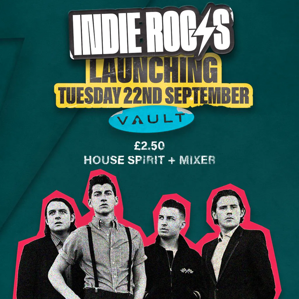 Indie Rocks at The Vault Bournemouth