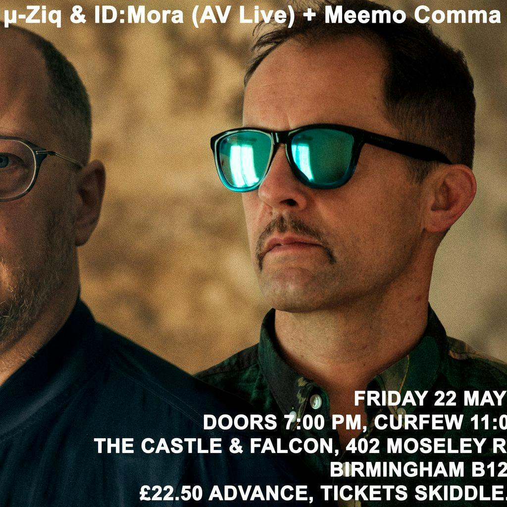 M-Ziq & ID:Mora (AV Live) + Meemo Comma (Live) at The Castle And Falcon