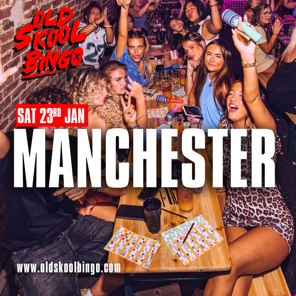 Old Skool Bingo Sat 23rd Jan Manchester at BLVD Manchester