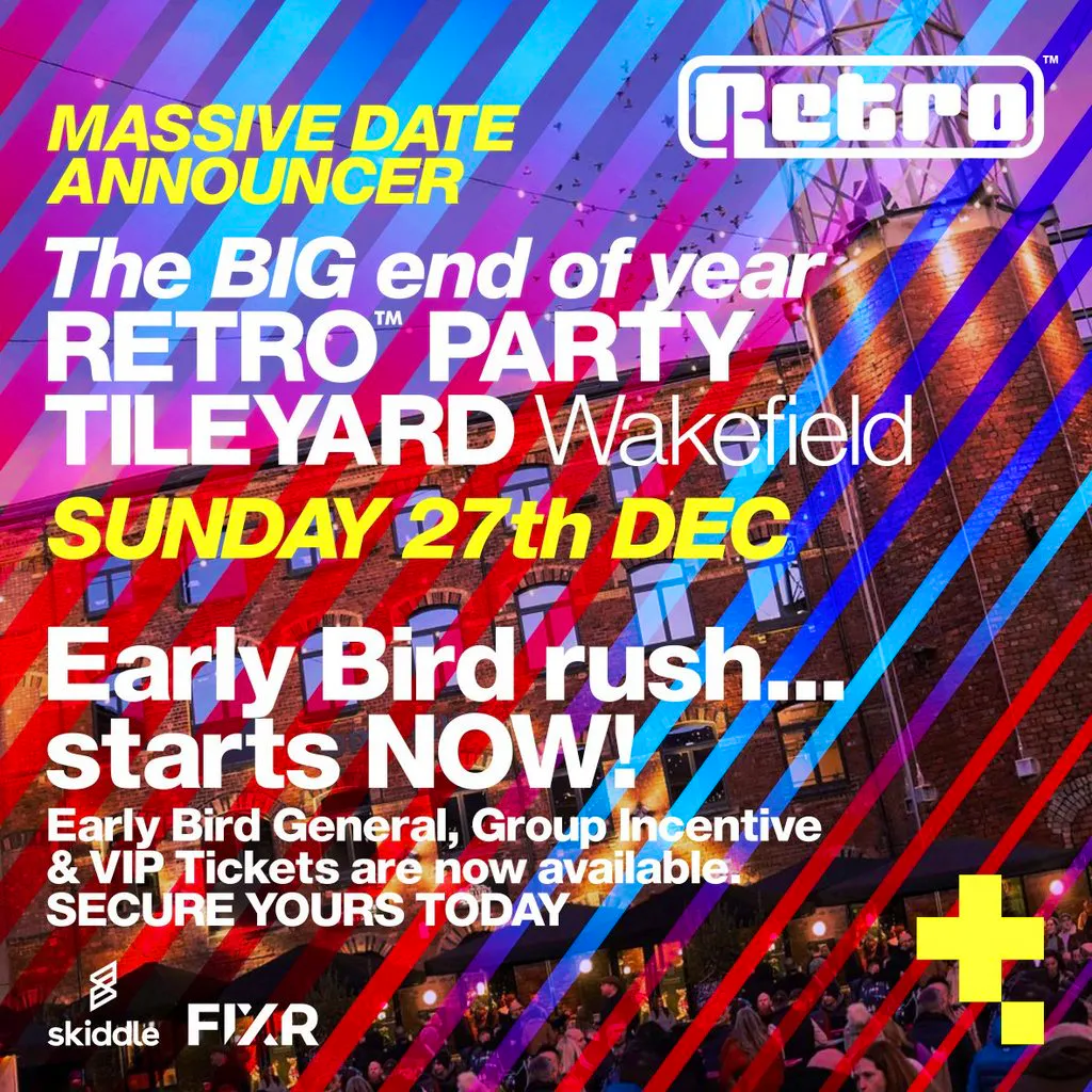 The BIG end of year RETRO party 2026 at Tileyard North