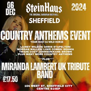 Country Anthems Event/Miranda Lambert UK Tribute Band Stein Haus