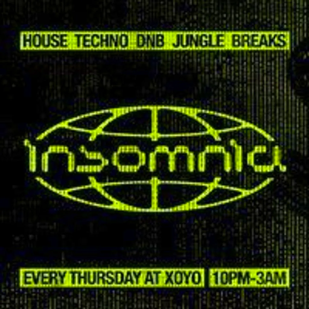 Insomnia London: House, Techno, Drum n Bass, Jungle, Breaks at XOYO
