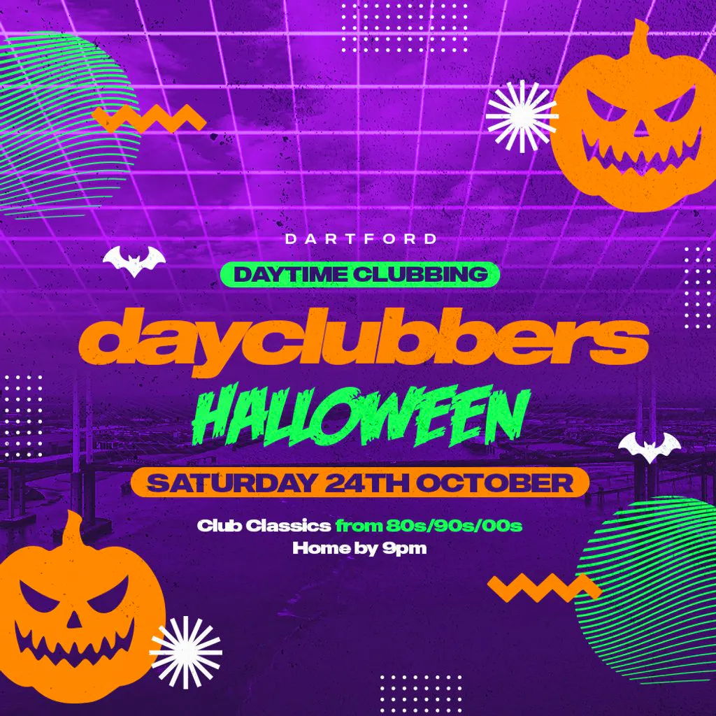 Dartford - DayClubbers: The Halloween Day Party! at ATIK Dartford
