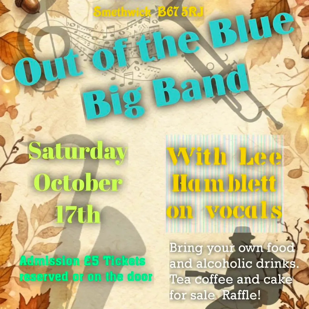 Out Of The Blue Big Band with Lee Hamblett on vocals at Thimblemill Library