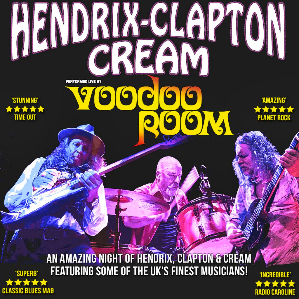 Hendrix, Clapton & Cream performed by Voodoo Room. at The Platform