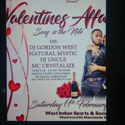 Valentine's affair Tickets | West Indian Sports And Community Centre Manchester  | Sat 11th February 2023 Lineup