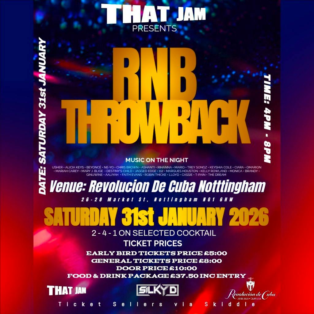 That Jam Presents RnB THROWBACK BRUNCH at Revolucion De Cuba