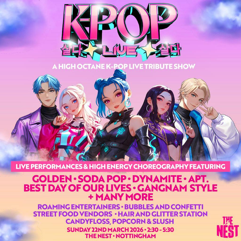 K-POP Live 2 | The Nest, Nottingham | TICKETS SELLING FAST!!! at Nottingham's The Nest (Notts County FC)