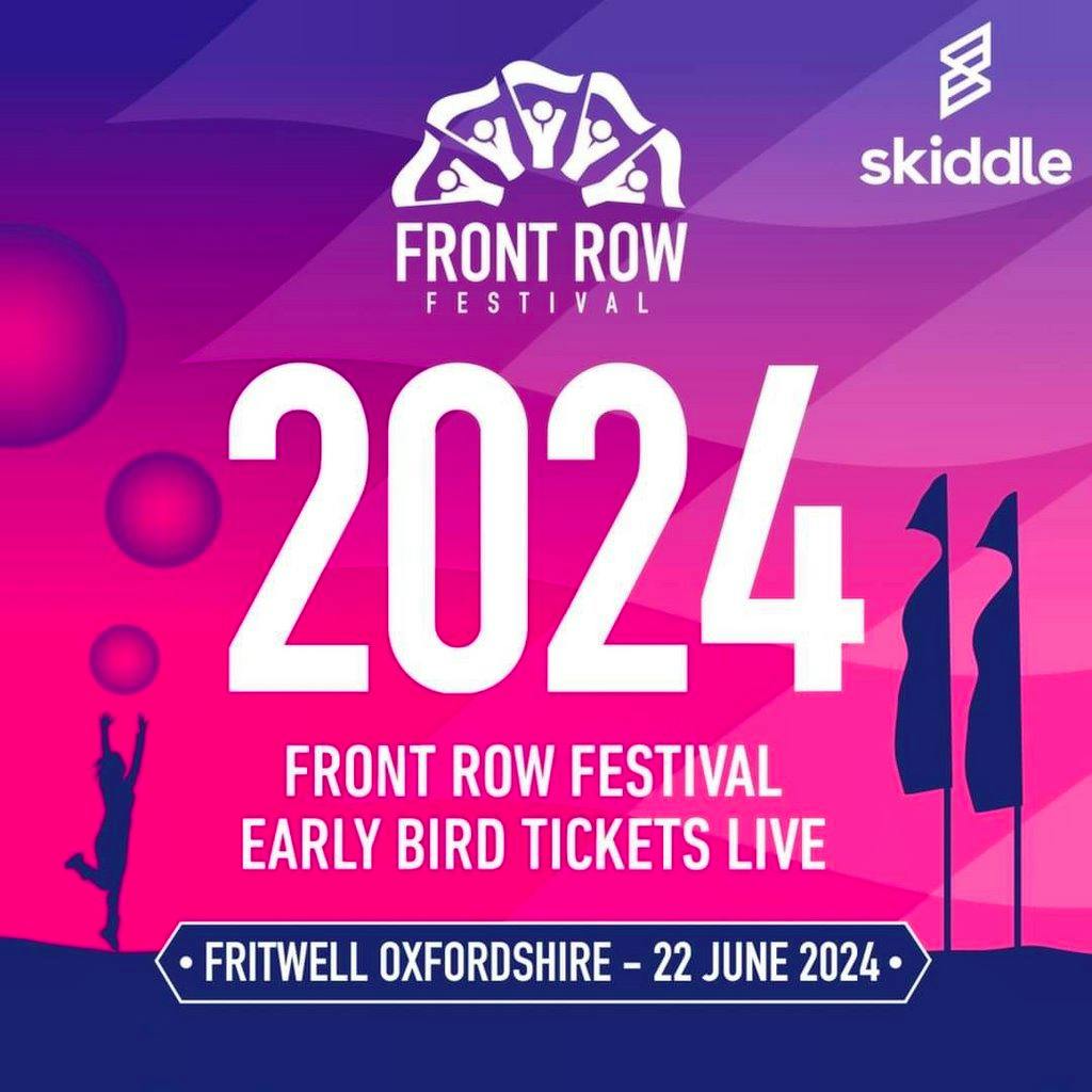 Front Row Festival Tickets Fritwell Playing Field Bicester Sat